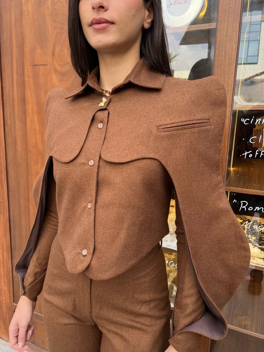 Waved Set Rich Brown