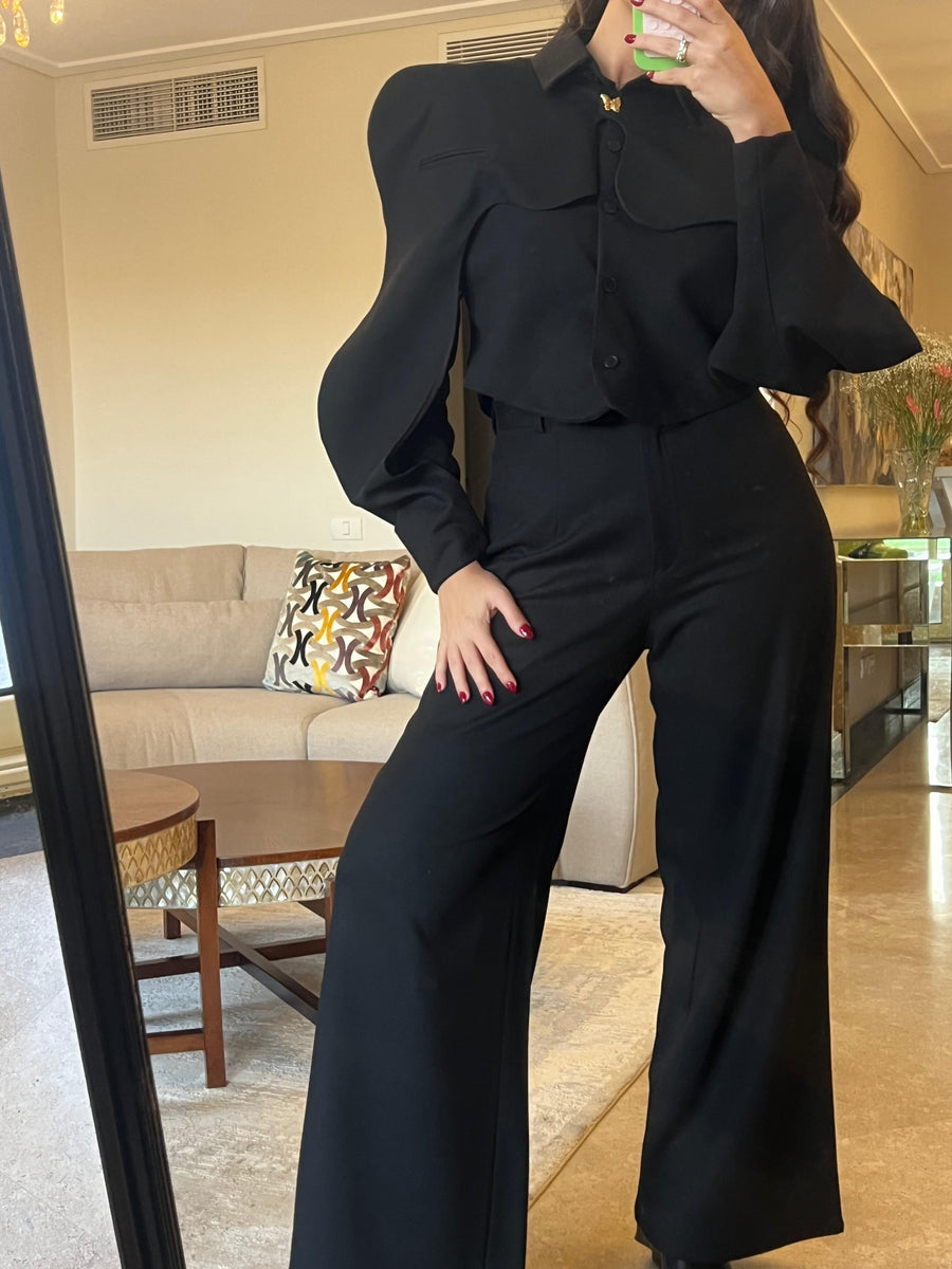 The Waved Set in Black