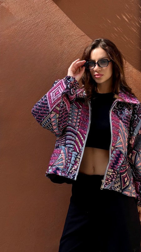The Mosaic Mini Puffer